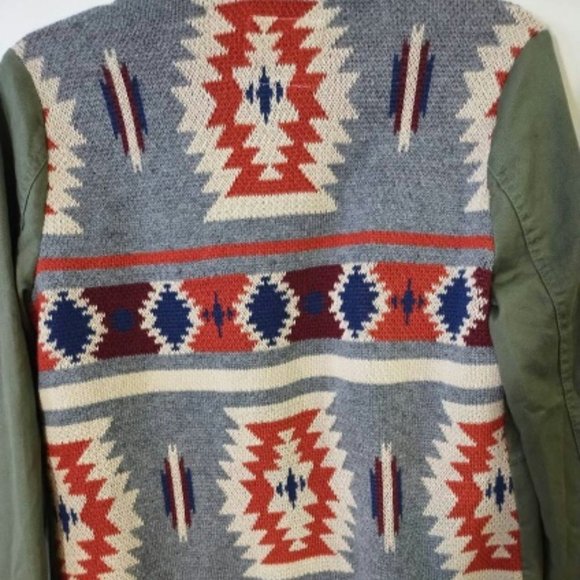 Thread & Supply utility jacket with Aztec sweater back - XS - Picture 4 of 5